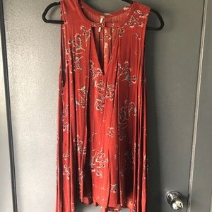 Free People Floral Tunic